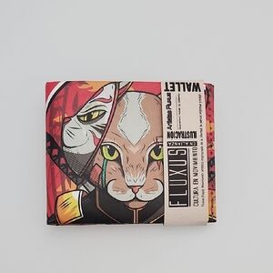 Red Cat Wallet Origami Water Resistant